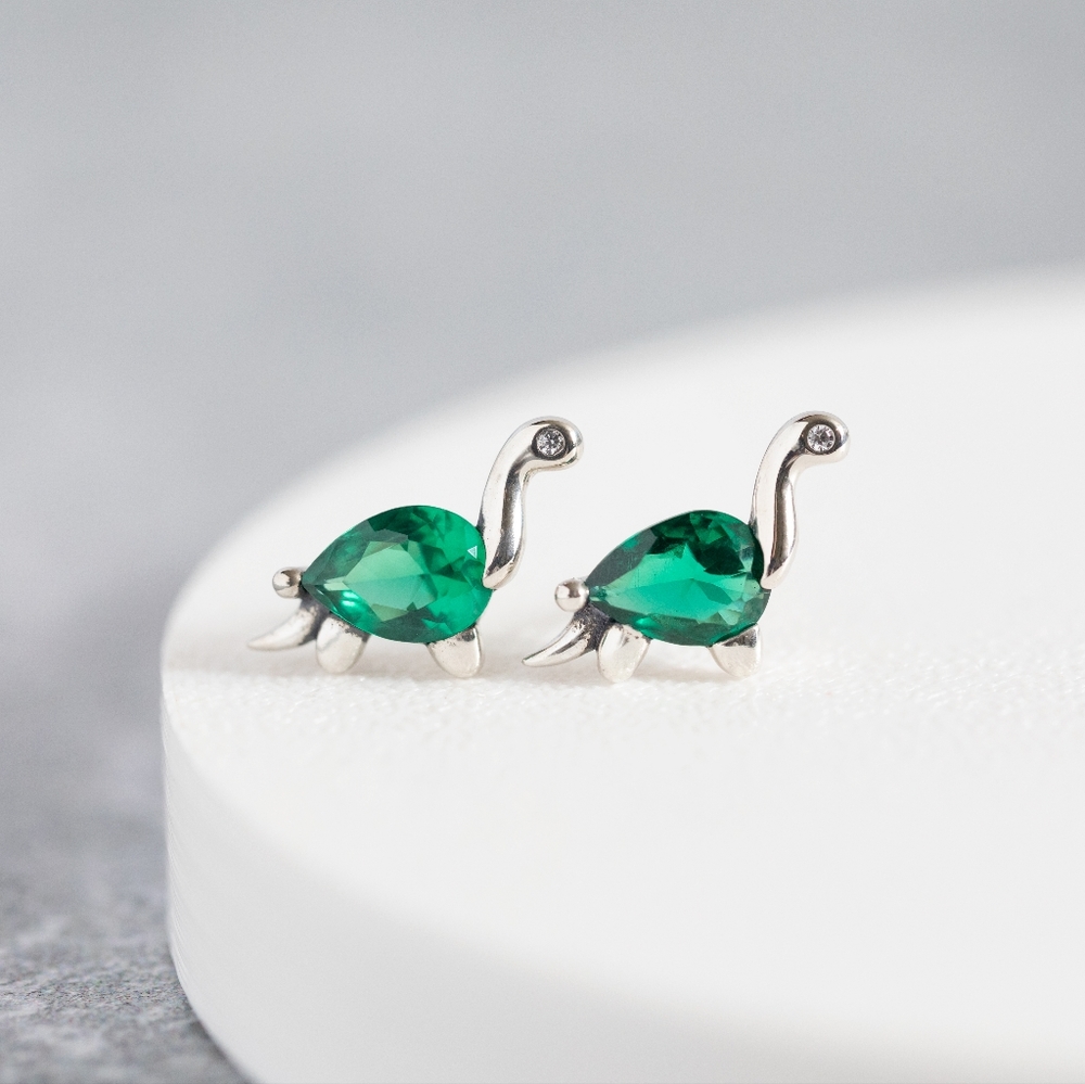 Dainty Dinosaur Studs (S925) - Picture 3 of 7